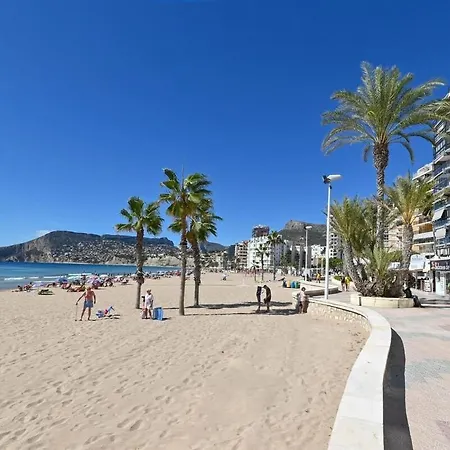 Escapada Perfecta En Centro De Y 1a Linea De Playa Lägenhet Calpe